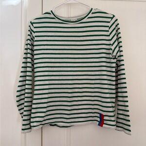 Kule green striped long sleeve
